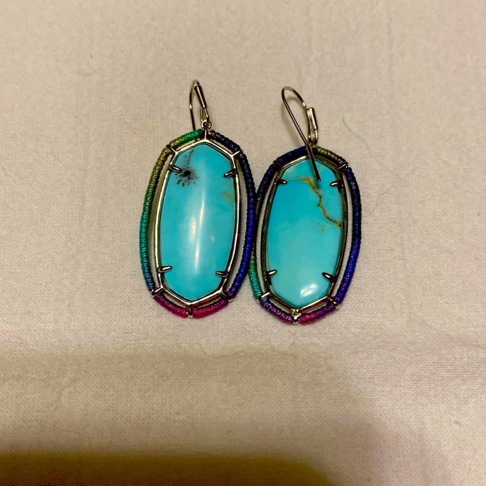 Kendra Scott Elle drop earrings threaded